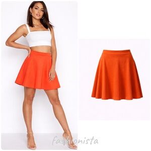 Bebe Coral A-Line Skirt – Stretch Waist XS